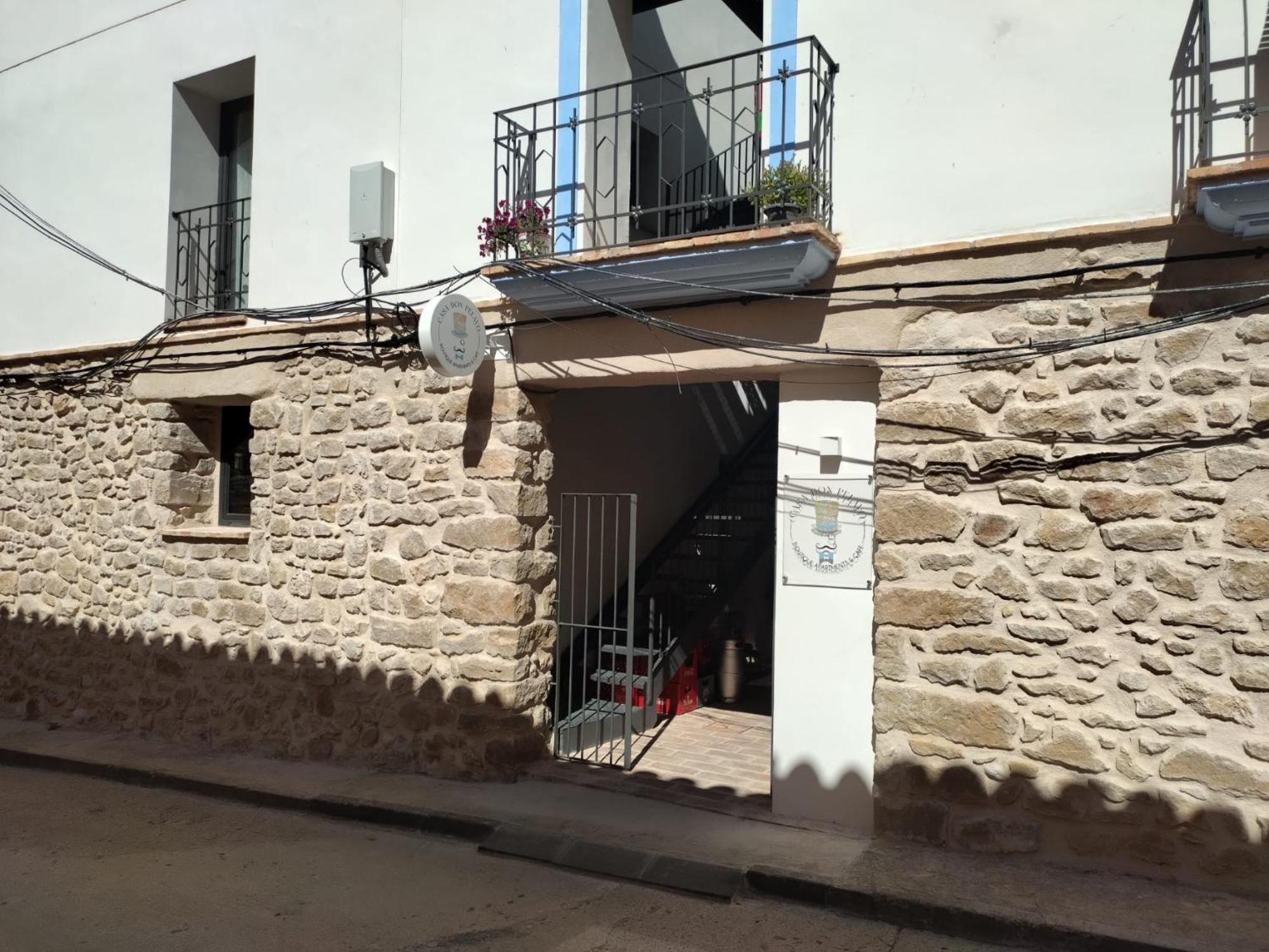 Casa Don Pelayo Boutique Apartments & Cafe Valderrobres Eksteriør billede